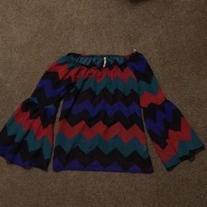 Off the shoulder blouse